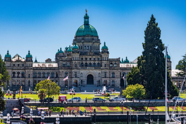 British Columbia Parliment Buildings in Victoria Canada