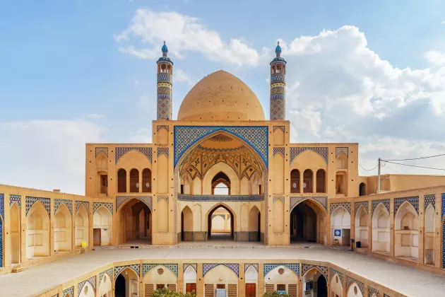 Agha Bozorg Mosque in Kashan, Iran