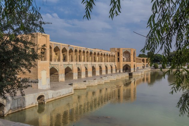 Khaju (Khajoo) bridge in Isfahan, Iran
