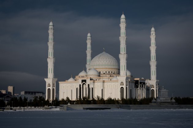 Khazret Sultan Mosque in Kazakhstan