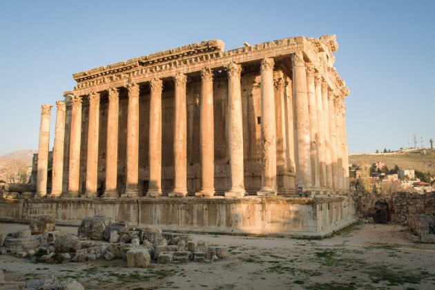 Temple of Bacchus, ruins of Baalbek, Lebanon