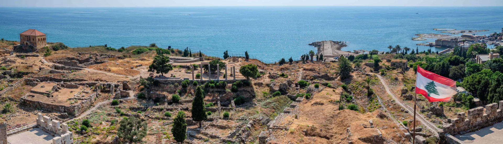 Ancient ruins in Byblos, Lebanon