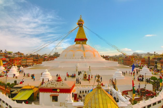 Boudhanath Stupa in Kathmandu, Nepal