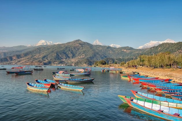 Himalayan landscape from Pokhara