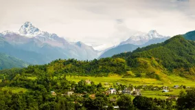 Annapura Panorama, from near Pokhara