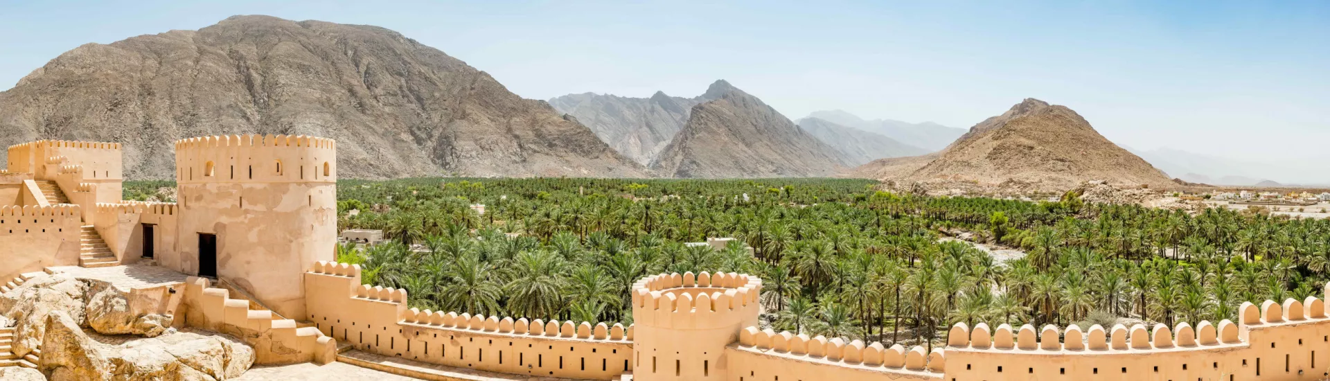 Nahal town in the Al-Batinah region of Oman