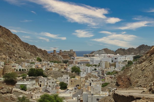 Blick auf Muscat im Oman