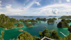 Panoramic view of Papua New Guinea