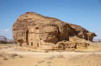 Ancient civilation of Hegra in Saudi Arabia