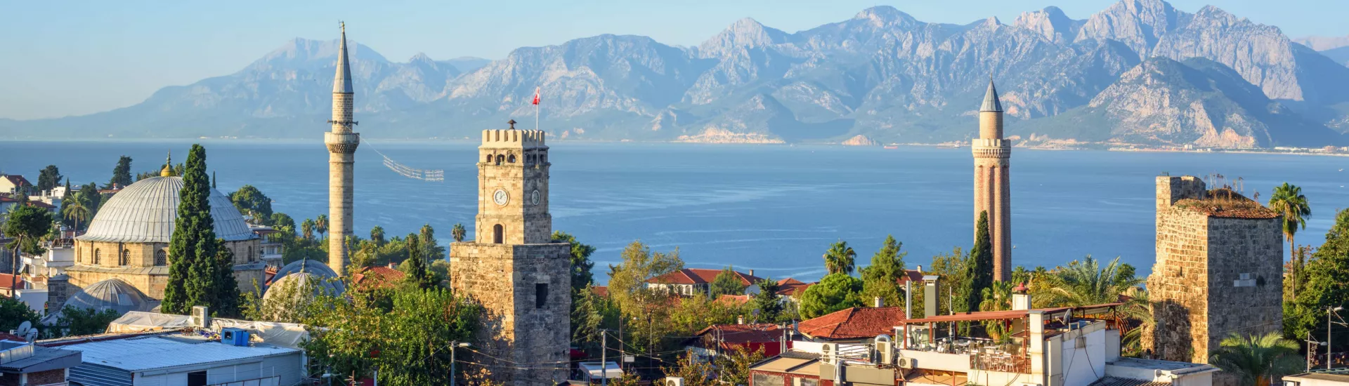 View of the city of Antalya, Turkey