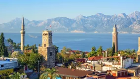 View of the city of Antalya, Turkey
