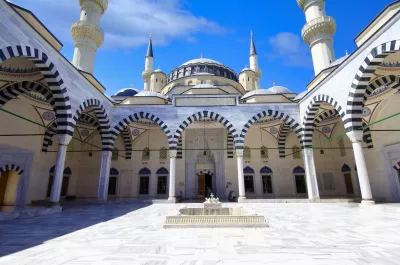 Ertogrul Gazi Mosque, Ashgabat, Turkmenistan.