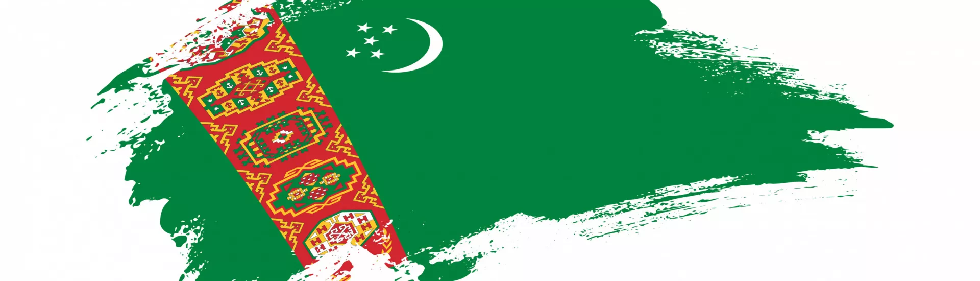 National flag of Turkmenistan