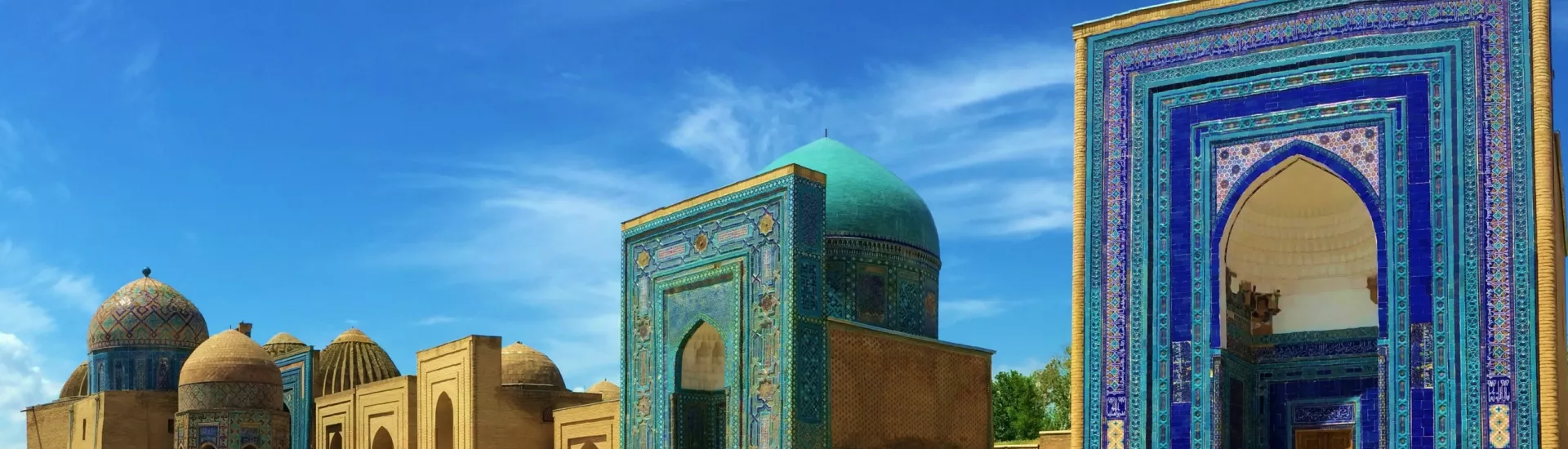 View of Shakhi-Zinda, Uzbekistan