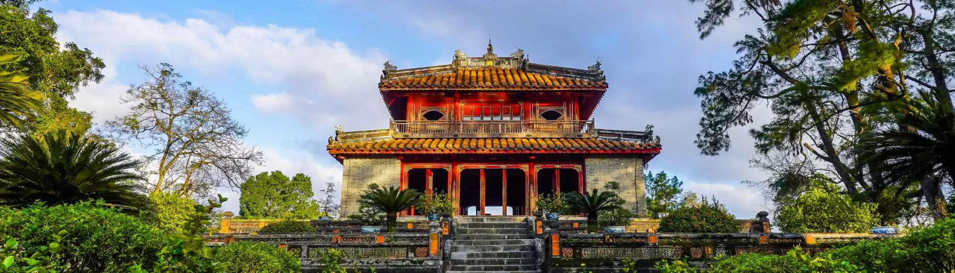 Minh Mang Imperial Tomb in Hue, Vietnam.