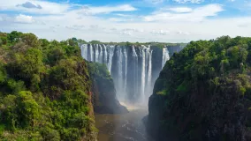 Victoria Falls, Zambezi River, Zimbabwe, Zambia.