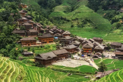 Das Dorf Dazhai in China