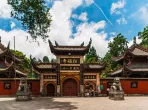 Temple, Stone carving, China