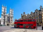 Street view of London, UK