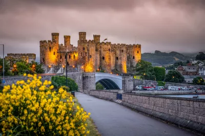 Conwy Castle in Wales, UK