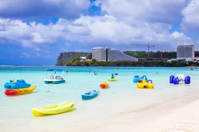 Kayaking on the island of Guam