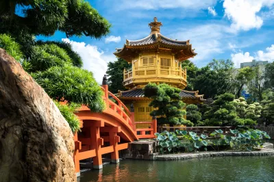 Golden Pavilion Temple, Nan Lian Garden, Hong Kong