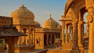 Indian Temple, Golden hour