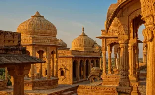 Indian Temple, Golden hour