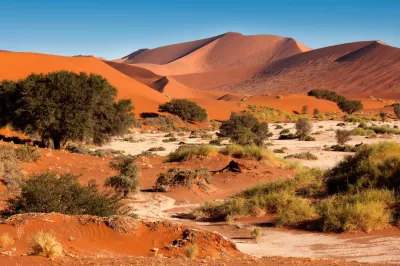 Sand Dunes at Sossusvlie - Namib Desert - Namibia