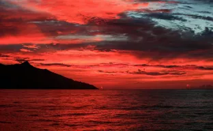 Sunrise at Papua New Guinea