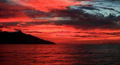 Sonnenaufgang in Papua-Neuguinea