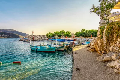 Beach in Kalkan, Turkey